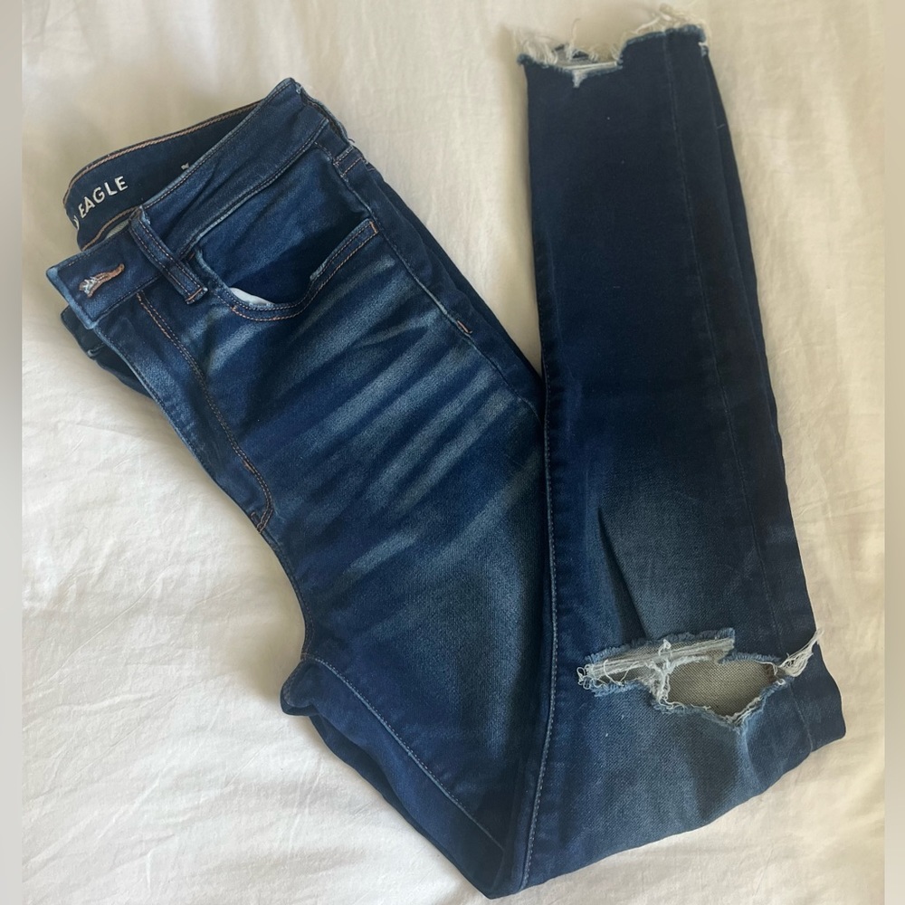 American Eagle Next Level super hi rise jegging